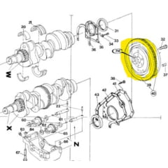 CREMALHEIRA DO MOTOR – TRATORES 4610 5610 5630 6610 7610 8030 E COLHEITADEIRAS FORD NEW HOLLAND TC E2NN6384BA CREMALHEIRA DO MOTOR – TRATORES 4610 5610 5630 6610 7610 8030 E COLHEITADEIRAS FORD NEW HOLLAND TC E2NN6384BA