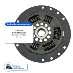 DISCO AMORTECEDOR DE TORÇÃO - NEW HOLLAND T6