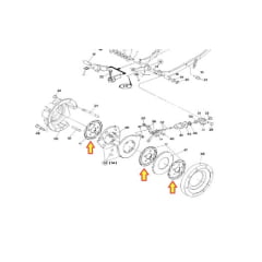 DISCO FREIO - FORD 4600 / 4610 / 4630 / 5030  (Sinterizado) disco menor 