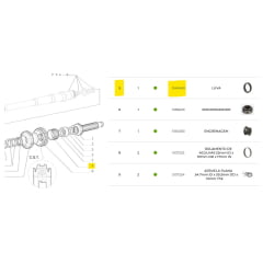 LUVA TRANSMISSÃO TRATOR CASE / NEW HOLLAND 5143460CNH