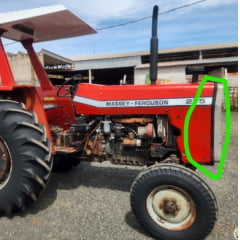 Moldura de Borracha Lataria - MASSEY FERGUSON 235 / 250 / 265 / 275 / 290 / 292 / 295 / 296 ANTIGO