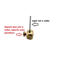 Parafuso cabo afogador sc 112/113 quebra galho