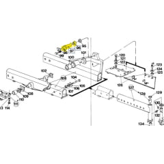 PINO e BUCHA BALANÇA - FORD 4600 / 4610 / 5600 / 6600 / 5610 / 6610 / 7610 (TRASEIRO)