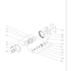 PLACA REDUZIDA - MASSEY FERGUSON 50X 55x 65x 265 275 (TRASEIRA)