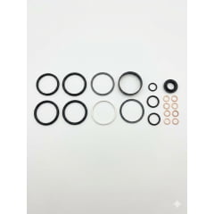 JOGO DE VEDAÇÃO REPARO CILINDRO HIDRÁULICO DIREÇÃO 4X2 - MASSEY FERGUSON  275 / 290 - RETROESCAVADEIRA 65 / 86 HD HS