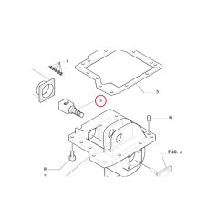 SOLENOIDE ACIONAMENTO TRAÇÃO CARRARO 12V (COM PLUG) - TRATORES FORD / NEW HOLLAND  -  81870291 CAR127831 5168052 5177091