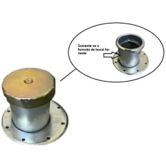 TAMPA TANQUE COMBUSTÍVEL - TRATOR MASSEY FERGUSON 235 / 265 / 275 / 283 / 290 / 292 / 296 / 297 / 299 | RETROESCAVADEIRA MASSEY FERGUSON 65R / 86 / MAXION 750