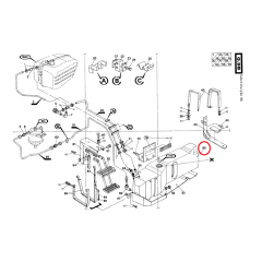 TANQUE COMBUSTÍVEL POLIETILENO AUXILIAR - FORD NEW HOLLAND  5630 / 6630 / 7630 / 7830 / 8030 (TANQUE AUXILIAR - TANQUE SECUNDÁRIO)  9575582
