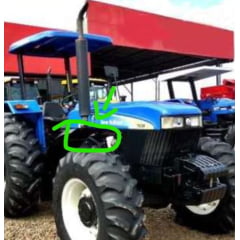 TUBO BASE SILENCIOSO - NEW HOLLAND 7630 TURBO 82980064 /  E3NN5246BD