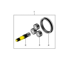 EIXO REDUÇÃO TRASEIRA - VALTRA A650/A750/A850/A950 